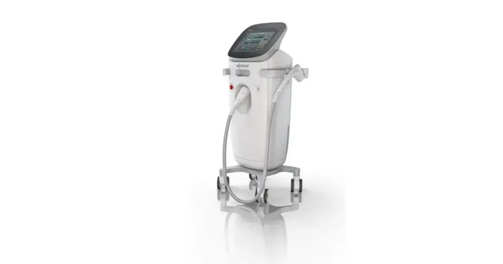 Sofwave ultrasound skin tightening device used for non-invasive facial lifting and wrinkle reduction.